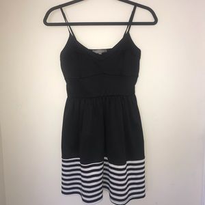 Black and white summer dress